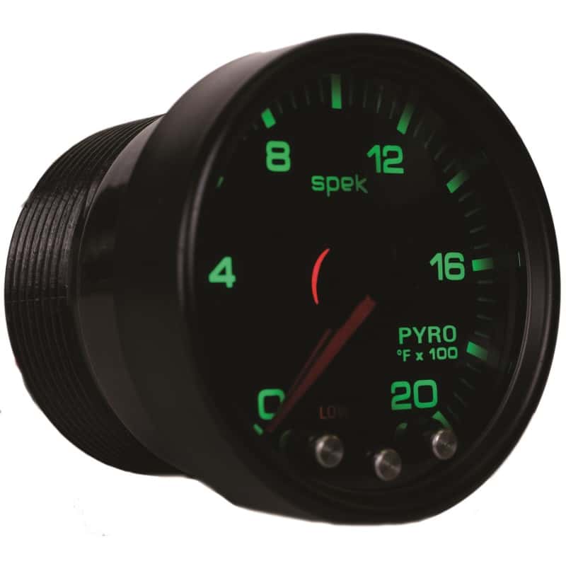 AutoMeter — Autometer Spek-Pro Gauge Pyro. (Egt) 2 1/16in 2000f Stepper Motor W/Peak & Warn Blk/Smoke/Blk
GA 2" EGT BSB SPEK - view 6