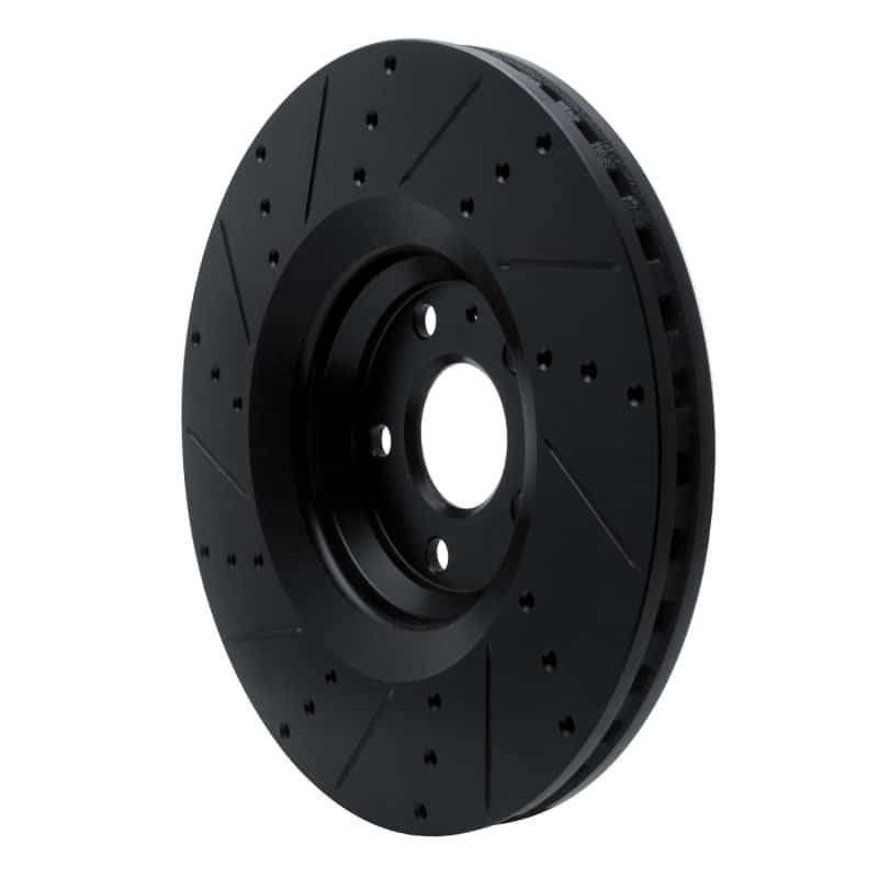 R1 Concepts — R1 12-15 Audi TTS Quattro Front Right Drilled & Slotted Black Brake Rotor
R1 Brake Rotor Drill - view 4