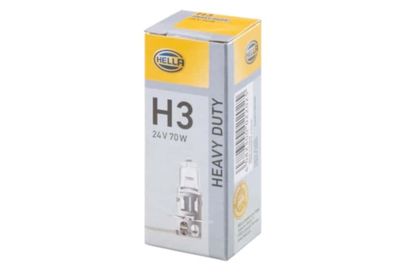 Hella — Hella H3 24V/70W PK22s T3.25 Halogen Bulb
H3 24V Halogen Bulb - view 8
