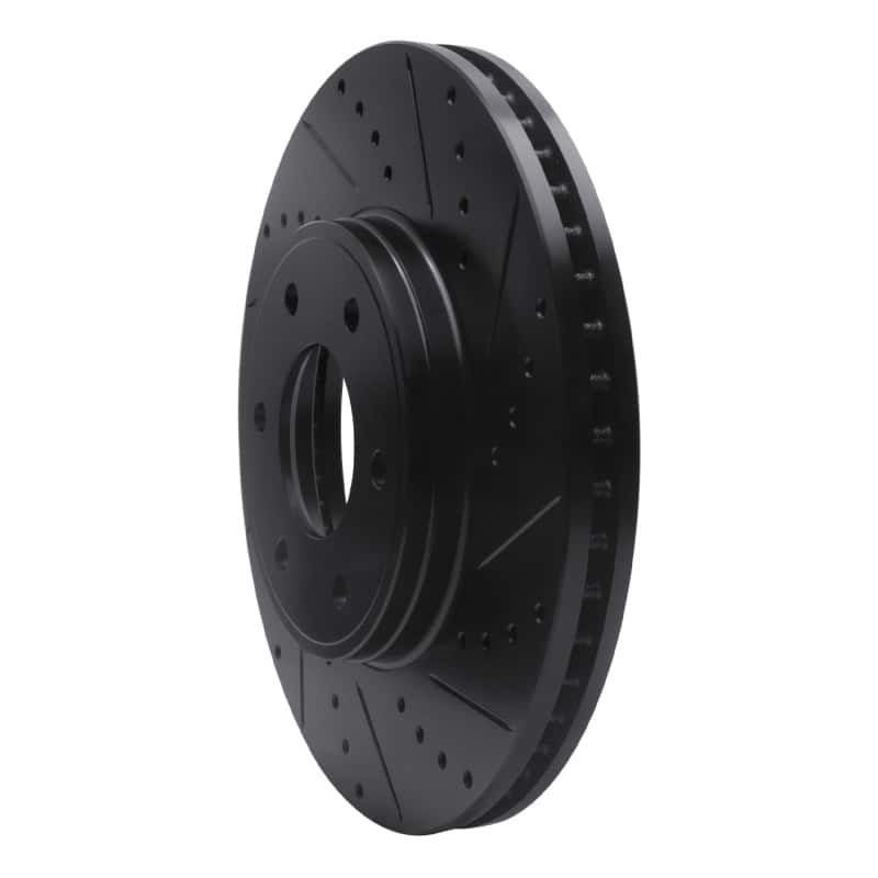 R1 Concepts — R1 06-09 Chevrolet Trailblazer Front Right Drilled & Slotted Black Brake Rotor
R1 Brake Rotor Drill - view 2