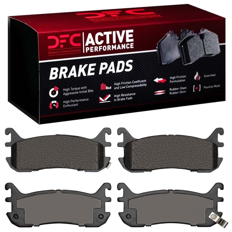 DFC — DFC 94-03 Ford Escort Rear Active Performance Pads - Low Metallic
DFC Brake Pad Set - view 1