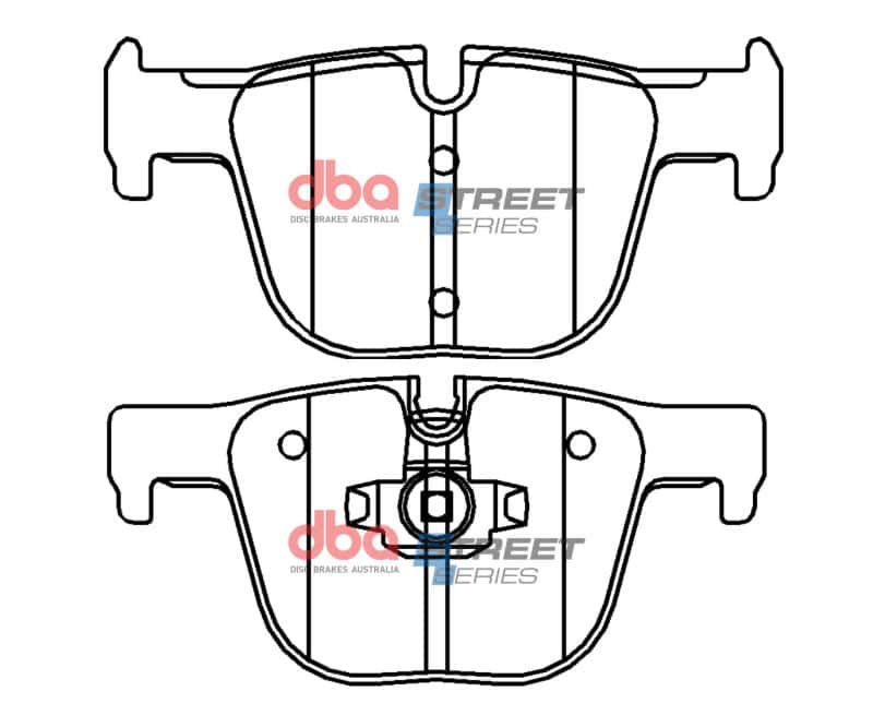 DBA — DBA 12-19 BMW 335i Street Series Rear Brake Pads
Brake Pad - view 1