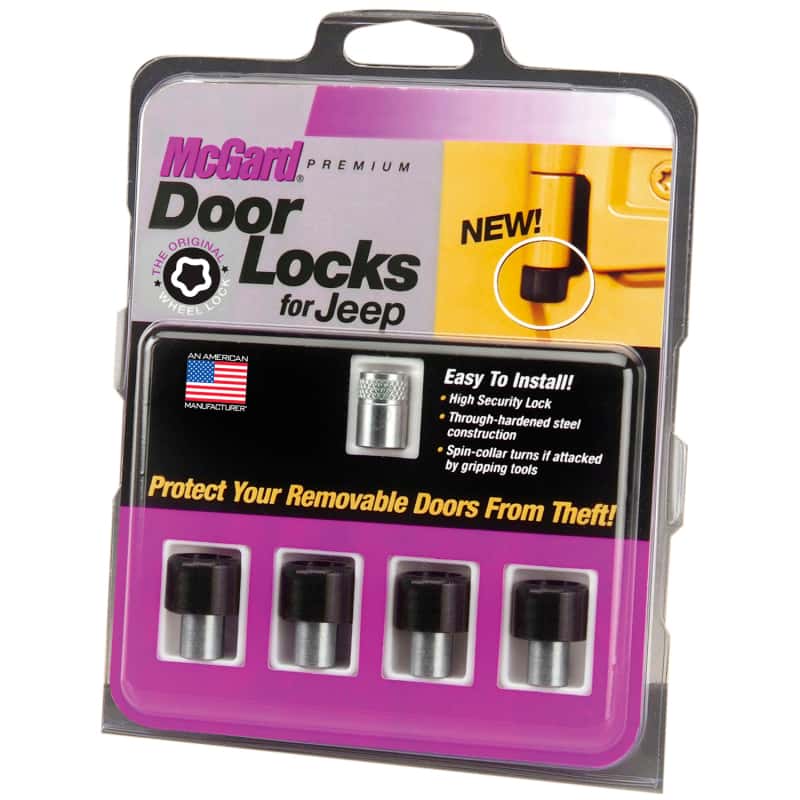 McGard — McGard 07-17 Jeep Wrangler JK / Unlimited JK 4-Door Lock Set - (4 Locks) - view 3