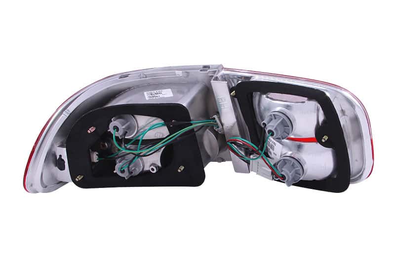 ANZO — ANZO 1992-1995 Honda Civic Taillights Red/Clear
TailLightSet - view 3