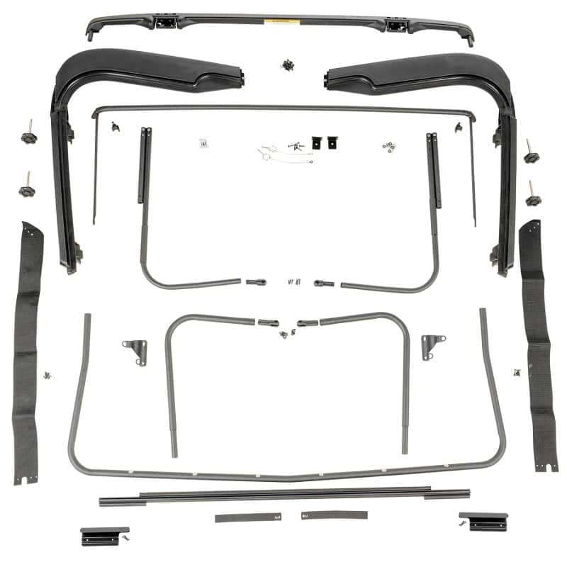 Rugged Ridge — Rugged Ridge 97-06 Jeep Wrangler TJ Factory Soft Top Hardware
Top-HardHardwareKit
OFFROAD_TOPS - view 1