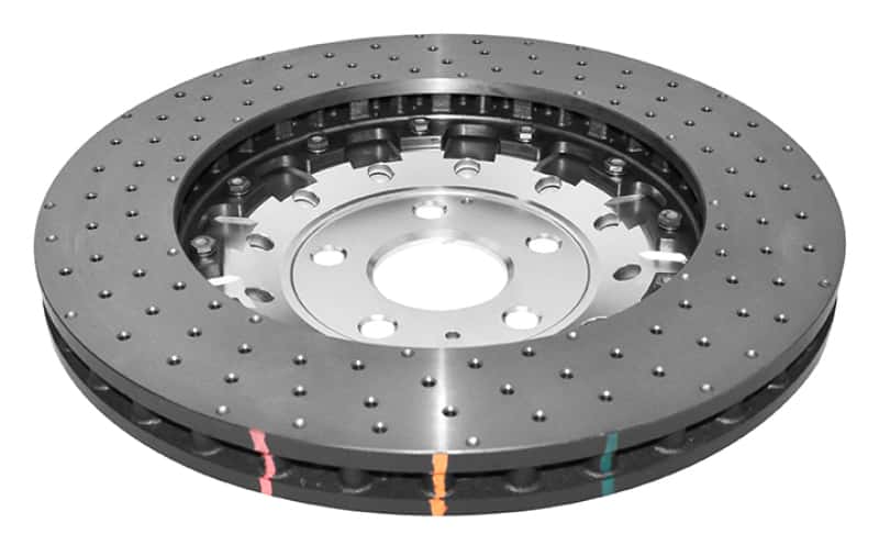 DBA — DBA 12-13 Audi TT Quattro RS (370mm Front Rotor) Front 5000 Series Drilled Rotor w/Silver Hat
Brake Rotor - view 2