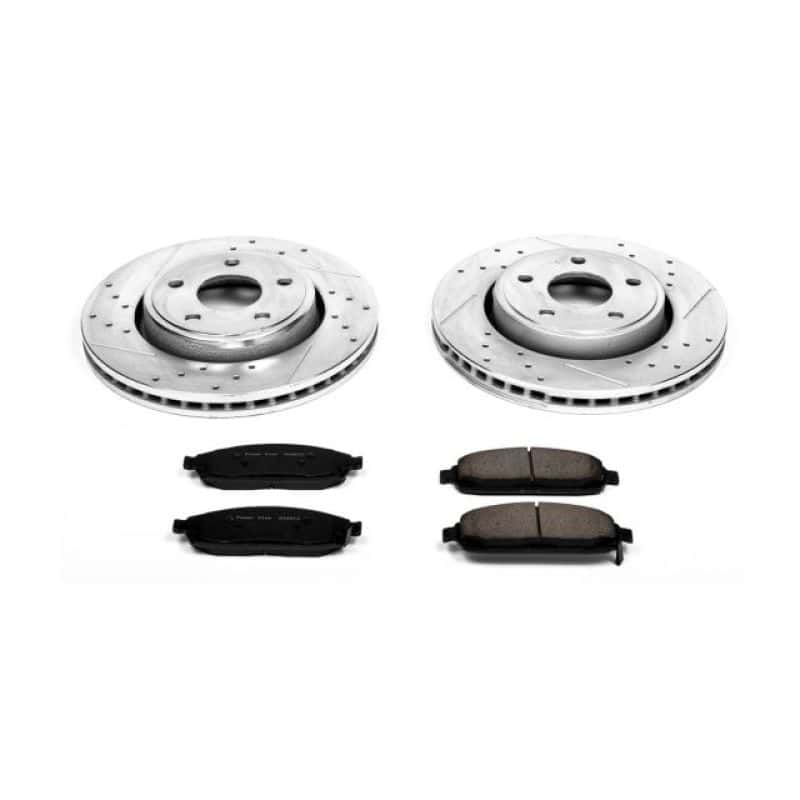 PowerStop — Power Stop 06-10 Jeep Commander Front Z23 Evolution Sport Brake Kit - view 1