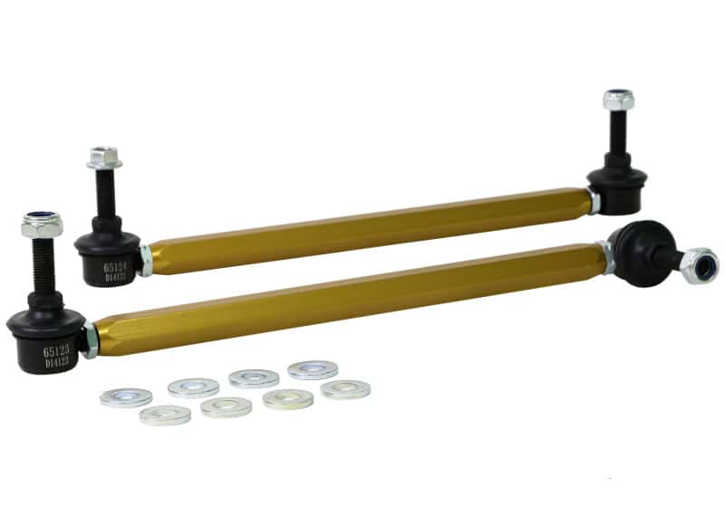 Whiteline — Whiteline 06/05+ Ford Focus LS / 05/09+ Mazda 3 BK Front Swaybar Link Kit H/Duty Adj Steel Ball
Link Kit - view 1