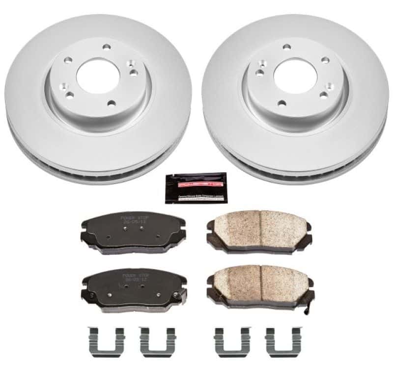 PowerStop — Power Stop 06-10 Hyundai Sonata Front Z17 Evolution Geomet Coated Brake Kit - view 1