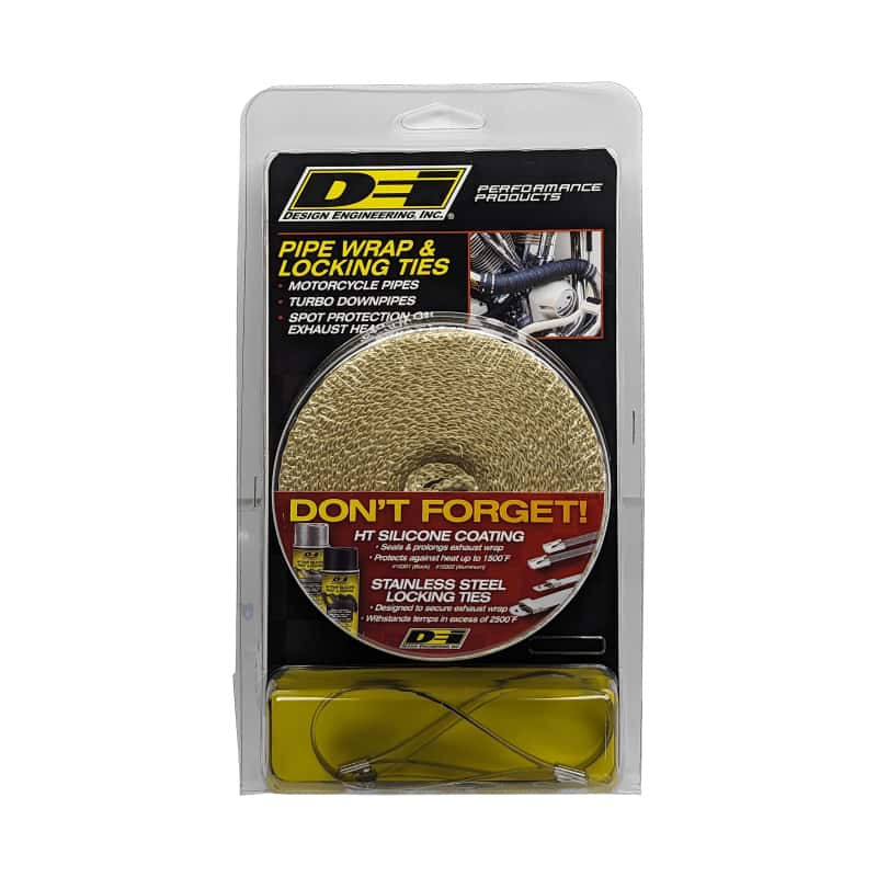 DEI — DEI Exhaust Wrap Kit - Pipe Wrap and Locking Tie - Tan
Exhaust Wrap Kit - view 5