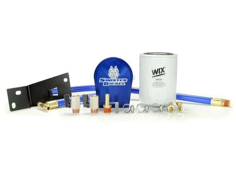 Sinister Diesel — Sinister Diesel 99-03 Ford 7.3L Powerstroke Coolant Filtration System w/ Wix Filter
Coolant Filter Kit - view 1