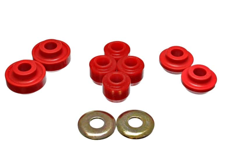Energy Suspension — Energy Suspension 86-95 Ford Taurus Red Front Strut Rod Bushing Set
SuspStrtRodBshngKit - view 2