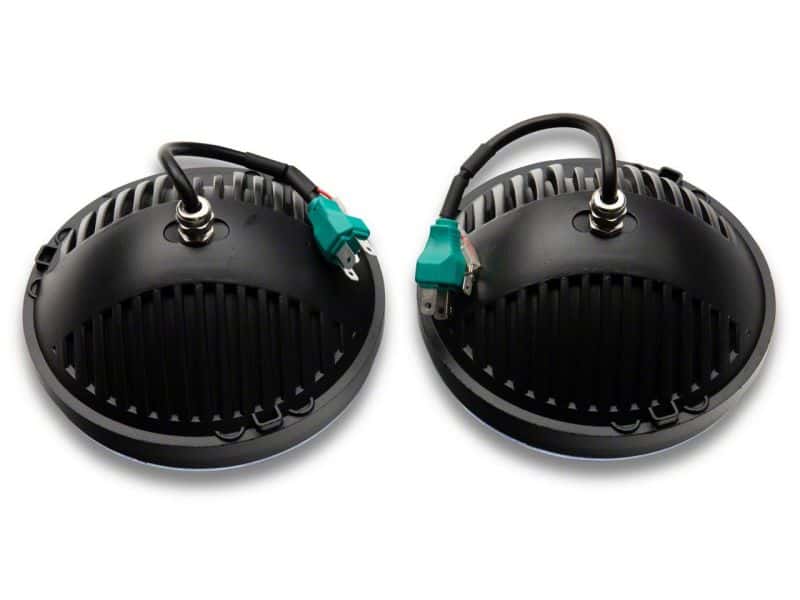 Raxiom — Raxiom 97-18 Jeep Wrangler TJ & JK Axial 7-In LED Headlights w/ DRL - Blk Housing (Clear Lens)
Headlights - view 13