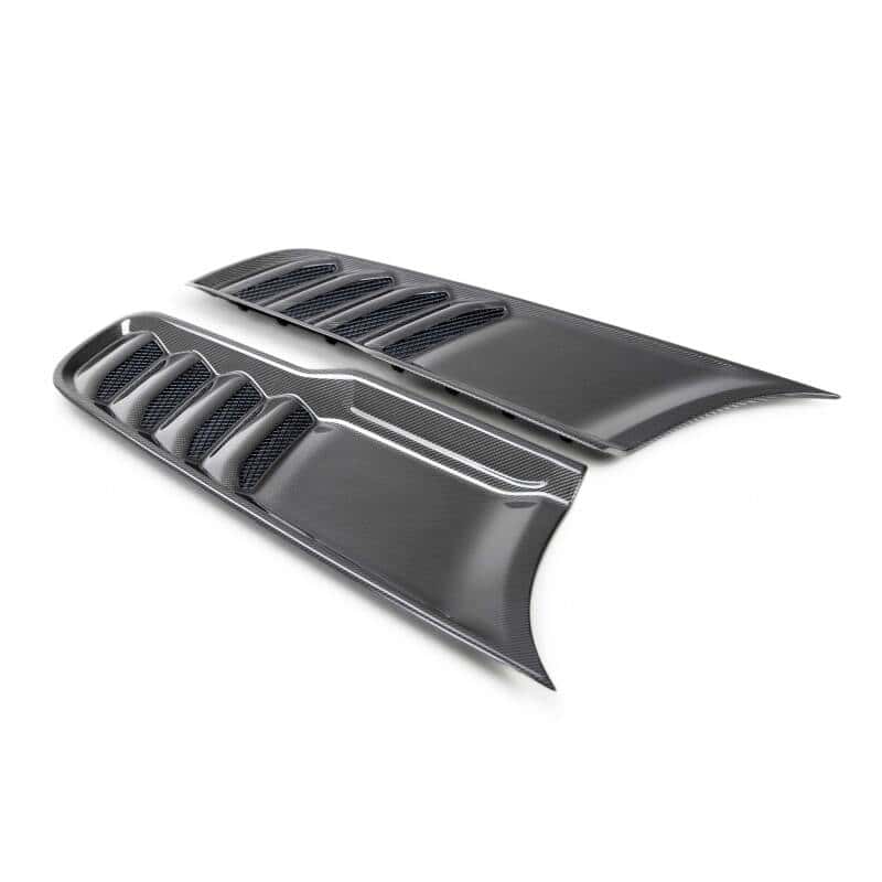Anderson Composites — Anderson Composites 2021 Dodge RAM TRX Carbon Fiber Hood Vents - Type OE - view 5