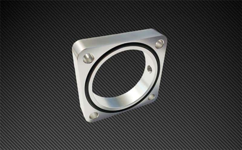 Torque Solution — Torque Solution Throttle Body Spacer 2013+ Subaru BRZ/Scion FR-S - Silver - view 2