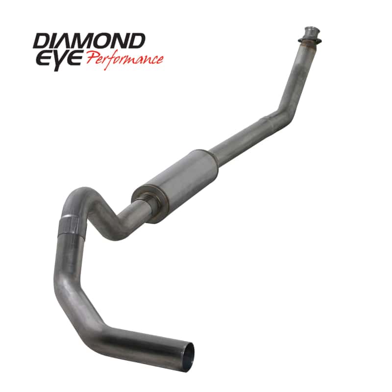Diamond Eye Performance — Diamond Eye KIT 4in Turbo Back MFLR RPLCMENT PIPE SGL SS: 98.5-02 DODGE CUMMINS 5.9L
KIT; 4in.; TB MRP SG - view 7