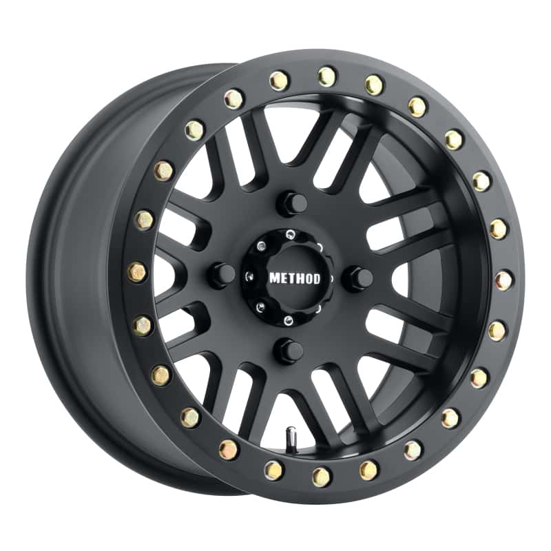 Method Wheels — Method MR406 UTV Beadlock 15x8 / 4+4/0mm Offset / 4x136 / 106mm CB Matte Black Wheel - view 1