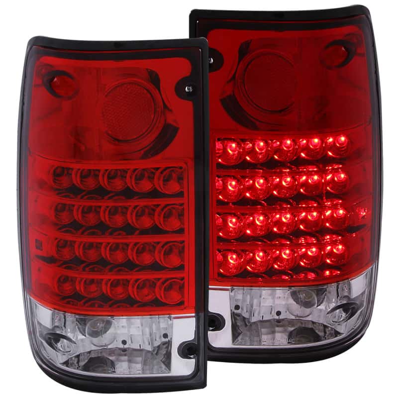ANZO — ANZO 1989-1995 Toyota Pickup LED Taillights Red/Clear
TailLightSet - view 2