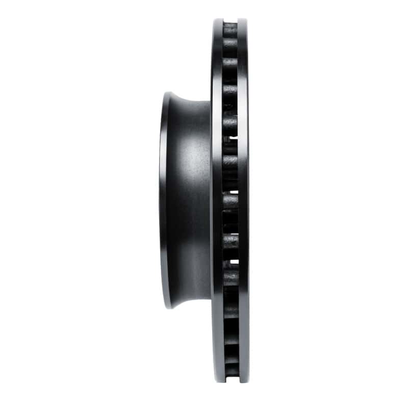 R1 Concepts — R1 06-25 American Coach Patriot Front Right Drilled & Slotted Black Brake Rotor
R1 Brake Rotor Drill - view 3