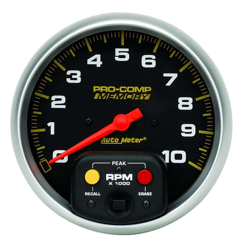 AutoMeter — AutoMeter Gauge Brake Press 2-5/8in. 2000PSI Liquid Filled Mech Pro-Comp
2-5/8" BRAKE PRESS, - view 3