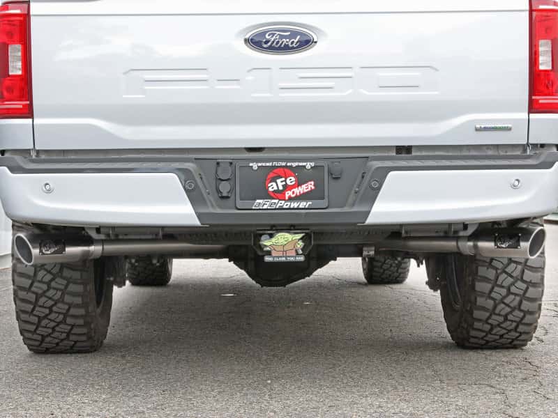 aFe — aFe Gemini XV 3in 304 SS Cat-Back Exhaust 2021 Ford F-150 V6 2.7L/3.5L (tt)/V8 5.0L w/ Polished Tips
Cat-Back Exhaust - view 6