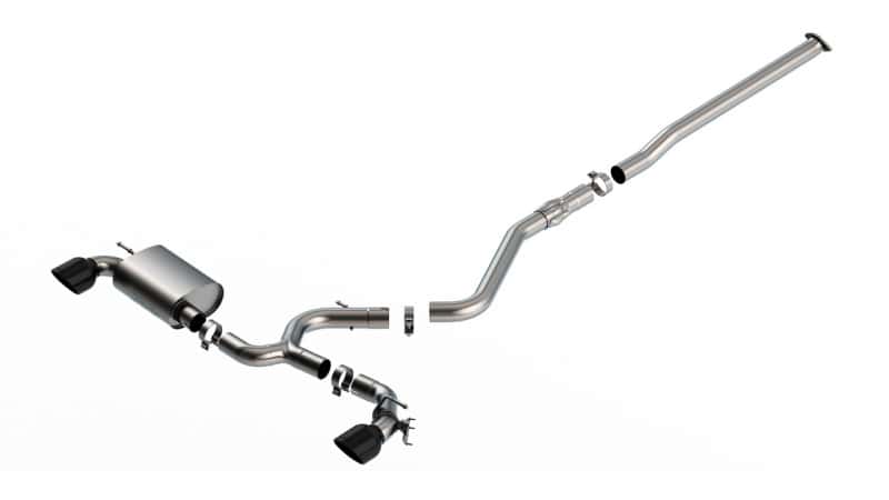Borla — Borla 22-23 Hyundai Kona N 2.0L 4 CYL. Turbo AT/MT ATAK Catback Exhaust Black Chrome
Cat-Back System - view 1