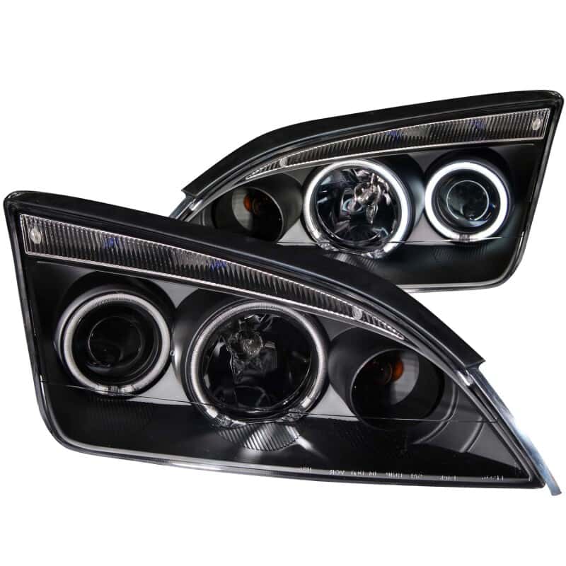 ANZO — ANZO 2005-2007 Ford Focus Projector Headlights w/ Halo Black
Head Light Set
HdLtSet - view 2