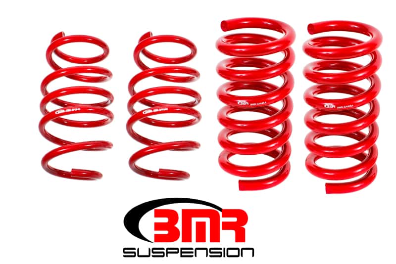 BMR Suspension — BMR 15-17 S550 Mustang Handling Version Lowering Springs (Set Of 4) - Red
Lowering Springs - view 1