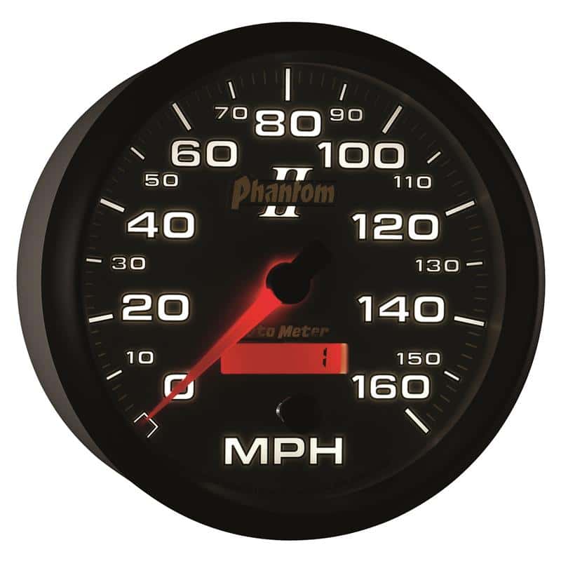 AutoMeter — Autometer Phantom II 5in Electrical Programmable Speedometer 150MPH
5" SPEEDO, 160 MPH, - view 7