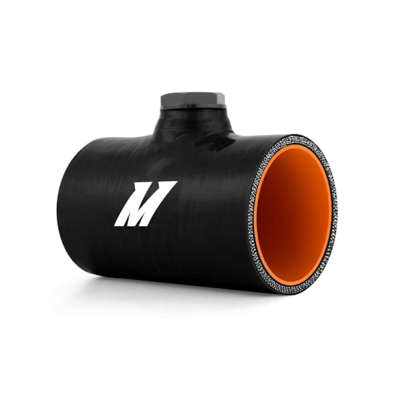 Mishimoto — Mishimoto 2.5in Black Silicone Coupler w/ 1/8in NPT Bung - view 4