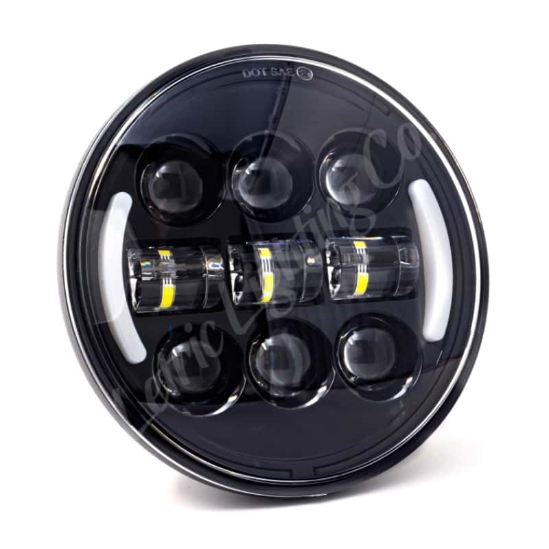 Letric Lighting — Letric Lighting 5.75in Intgrd W/Swtchbk T/S Blk - view 1