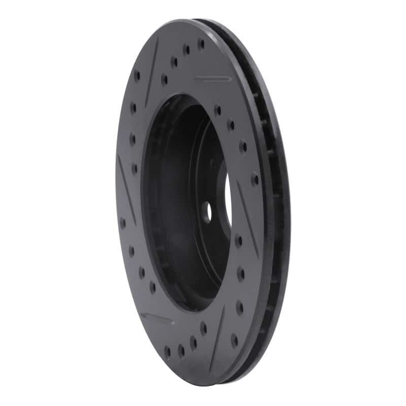 R1 Concepts — R1 91-99 Toyota Paseo Front Right Drilled & Slotted Black Brake Rotor
R1 Brake Rotor Drill - view 4