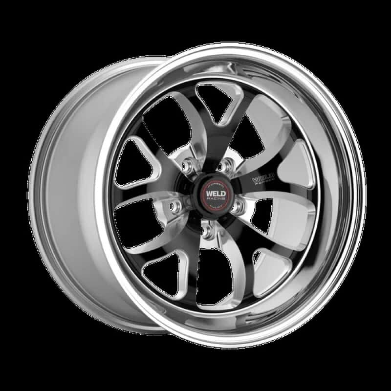 Weld — Weld S76 18x8 / 5x115 BP / 5.1in. BS Black Wheel (3.18 ID High Pad)
18X8'' S76B - view 1