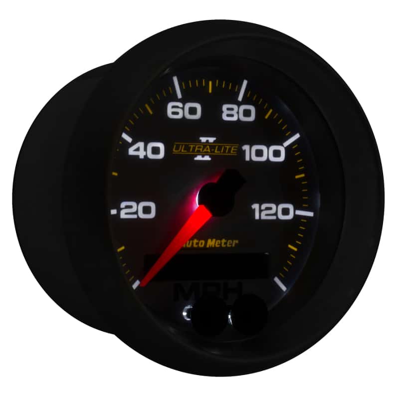 AutoMeter — Autometer Ultra-Lite II 3-3/8in 0-140MPH In-Dash Electronic GPS Programmable Speedometer
3-3/8" SPEEDO, 140 M - view 12
