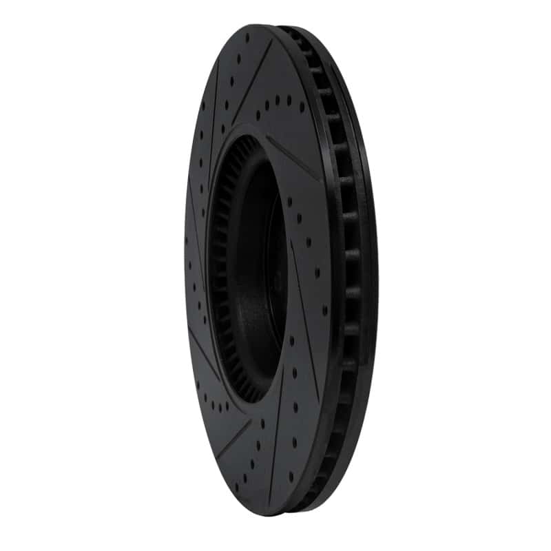 R1 Concepts — R1 07-09 Mercedes-Benz GL320 Front Right Drilled & Slotted Black Brake Rotor
R1 Brake Rotor Drill - view 4