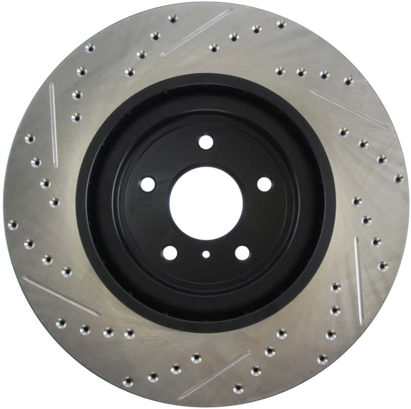 Stoptech — StopTech Infiniti G37 / Nissan 370Z SportStop Slotted & Drilled Front Left Rotor
Slot/Drill Rotor - view 5