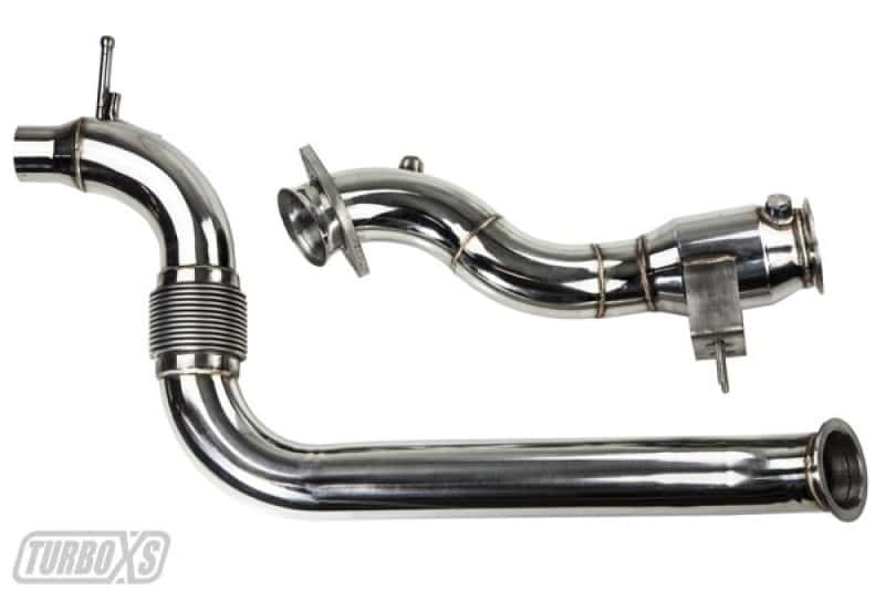 Turbo XS — Turbo XS 2015+ Ford Mustang Ecoboost Downpipe w/ High Flow Catalytic Converter
Exhaust System - view 1