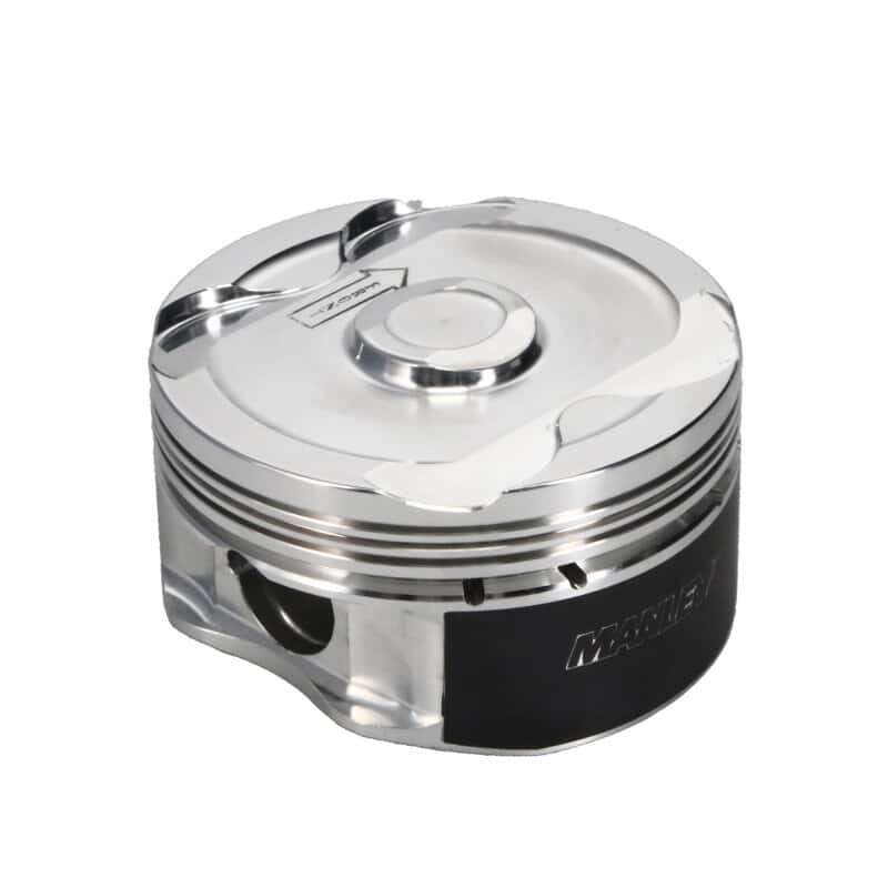 Manley Performance — Manley 2018+ Ford Coyote 5.0L DOHC -6cc Dish 3.662in Bore 10:1 CR Extreme Duty Platinum Piston Set
Piston Set - view 6