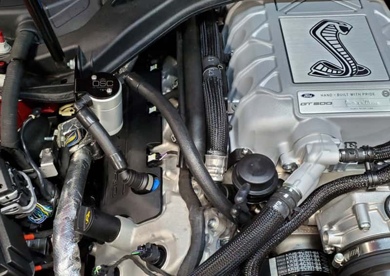 J&L — J&L 2020-2022 Ford Mustang GT500 Passenger Side Oil Separator 3.0 - Clear Anodized
Oil Separator
3054P-C  - view 2
