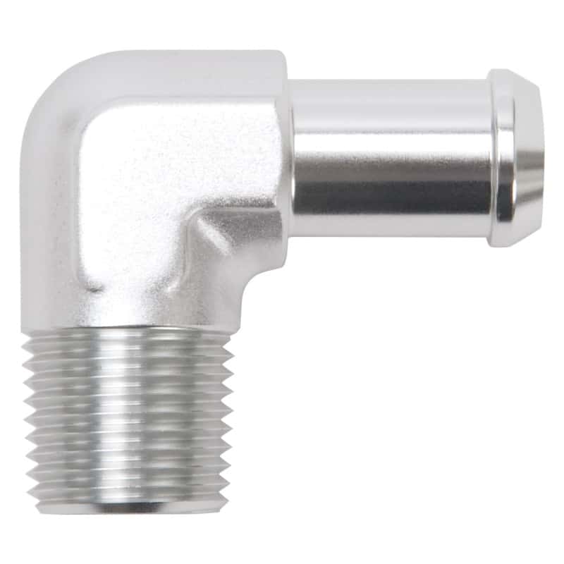 Edelbrock — Edelbrock Hose End 90-Deg 1/2In NPT to 5/8In Barb Clear Anodize
KIT PARTS - view 1