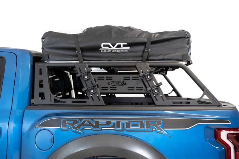 Addictive Desert Designs — Addictive Desert Designs 2015+ Ford F-150 Overlander Chase Rack w/ 3rd Brake Light - Hammer Black
Truck Bed Rack
Bed Rack - view 5