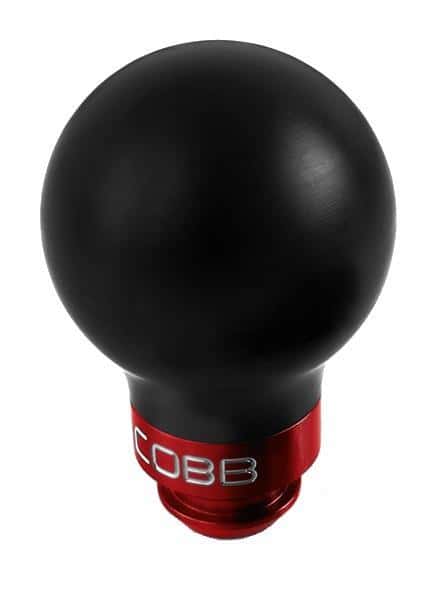 COBB — Cobb Subaru 6-Speed COBB Shift Knob - Black w/Race Red Collar (Non-Weighted) - view 2