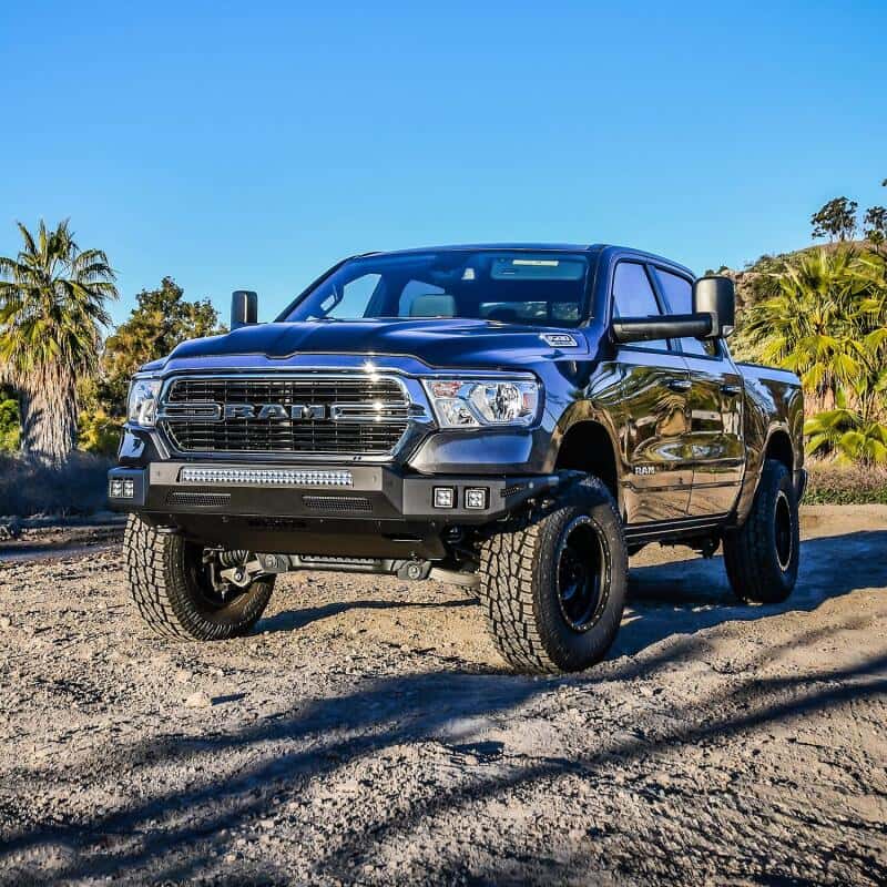 Westin — Westin 2019 Dodge Ram 1500 ( Excludes 1500 Classic & Rebel Models ) Pro-Mod Front Bumper - Text. Blk
Bumper- Front
Bumper-Front - view 5
