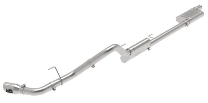 aFe — aFe Apollo GT Series 409 Stainless Steel Cat-Back Exhaust 2020 Jeep Gladiator 3.6L - Polished Tip
Cat-Back Exhaust - view 2