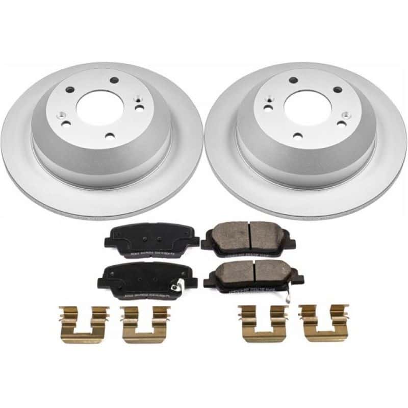 PowerStop — Power Stop 10-18 Hyundai Santa Fe Rear Z17 Evolution Geomet Coated Brake Kit - view 1