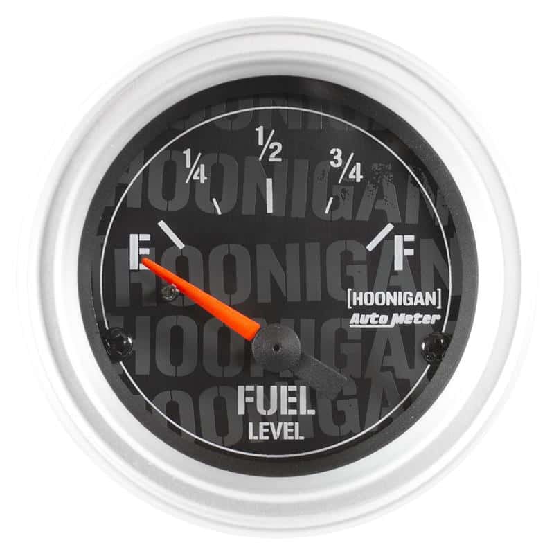 AutoMeter — Autometer Hoonigan 52mm 24 Ohm Empty 33 Ohm Full Electronic Fuel Level Gauge
2" FUEL LEVEL, 240 E - view 2