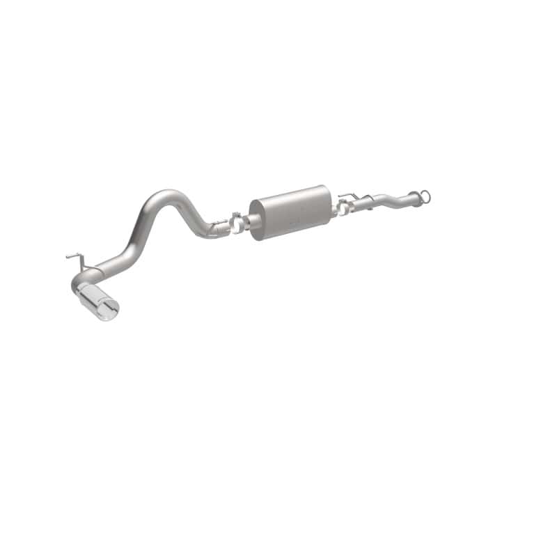 Magnaflow — MagnaFlow Cat-Back 2016 Toyota Tacoma 3.5L V6 SS 3in Single Pass Side Exit Rear 4in Tip
Cat-Back - view 4