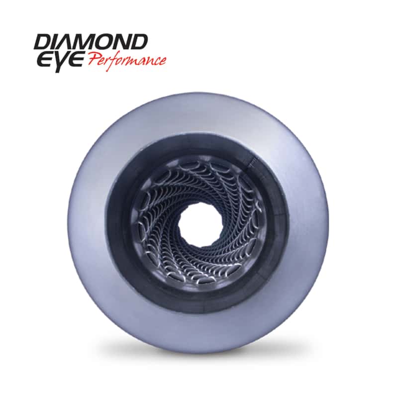 Diamond Eye Performance — Diamond Eye Muffler 5in LOUVERED
MUFFLER; 5in.; S/S: - view 4