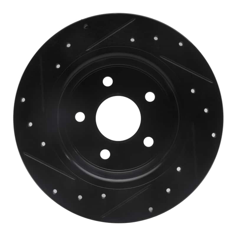 R1 Concepts — R1 00-06 BMW X5 Rear Right Drilled & Slotted Black Brake Rotor
R1 Brake Rotor Drill - view 5