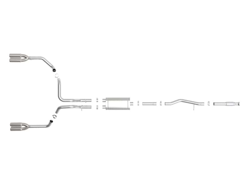 aFe — aFe Vulcan Series 3in 304SS Exhaust Cat-Back Exh w/ Pol Tips 2019 GM Silverado / Sierra 1500 V8-5.3L
Cat-Back Exhaust - view 5